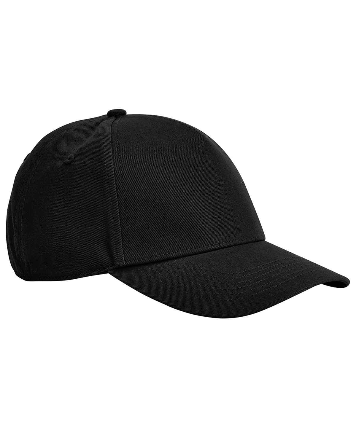 Caps - EarthAware Klassisk Ekologisk Bomull 5-Panel Keps Black One size