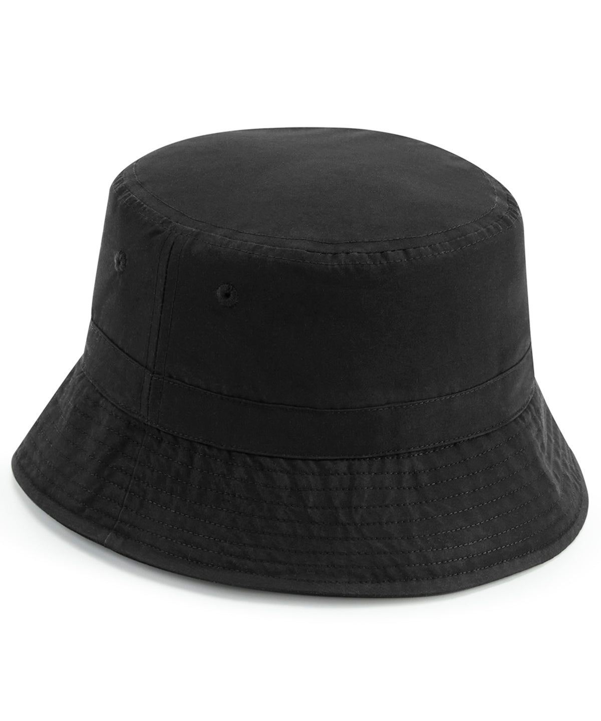 Hats - Stilren och Hållbar Bucket Hat i Återvunnen Polyester Black