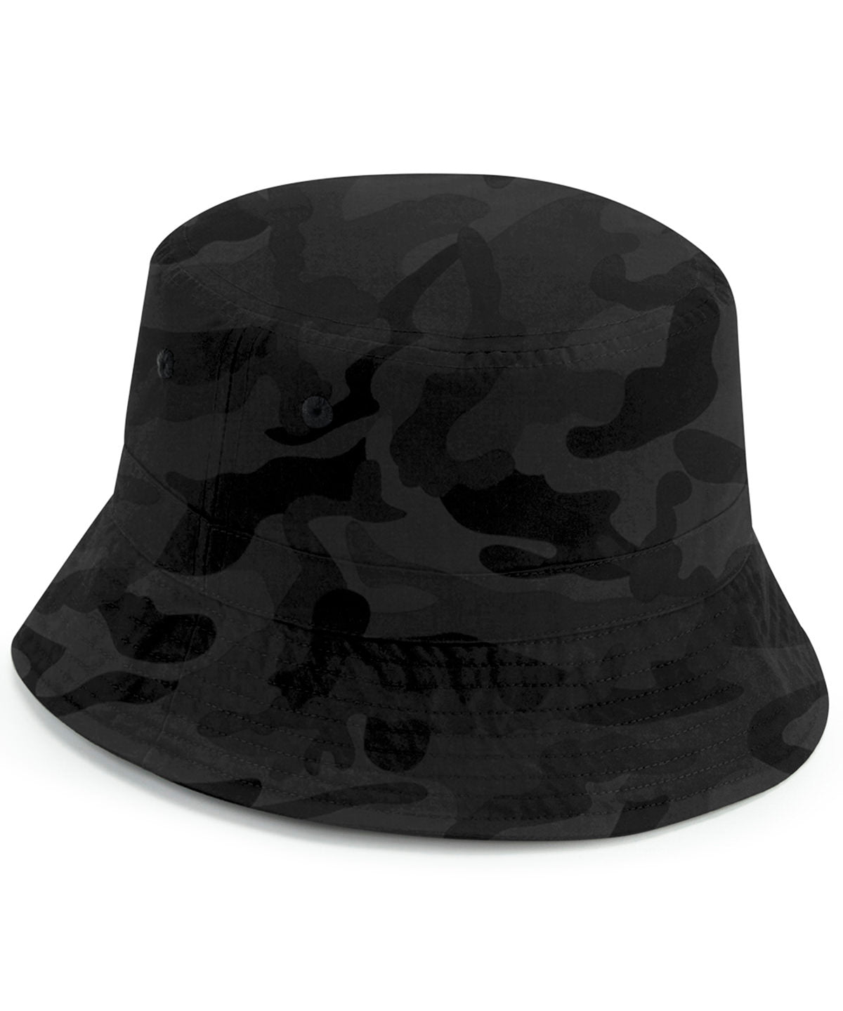 Hats - Stilren och Hållbar Bucket Hat i Återvunnen Polyester Midnight Camo