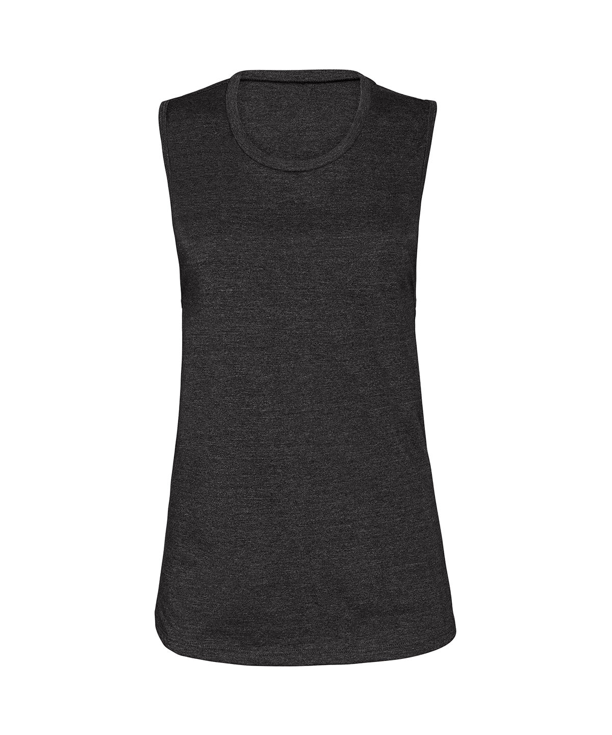 Vests - Jersey muscle tank för dam – enkel och stilren Dark Grey heather