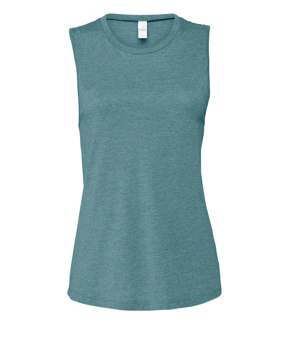 Vests - Jersey muscle tank för dam – enkel och stilren Heather Deep Teal