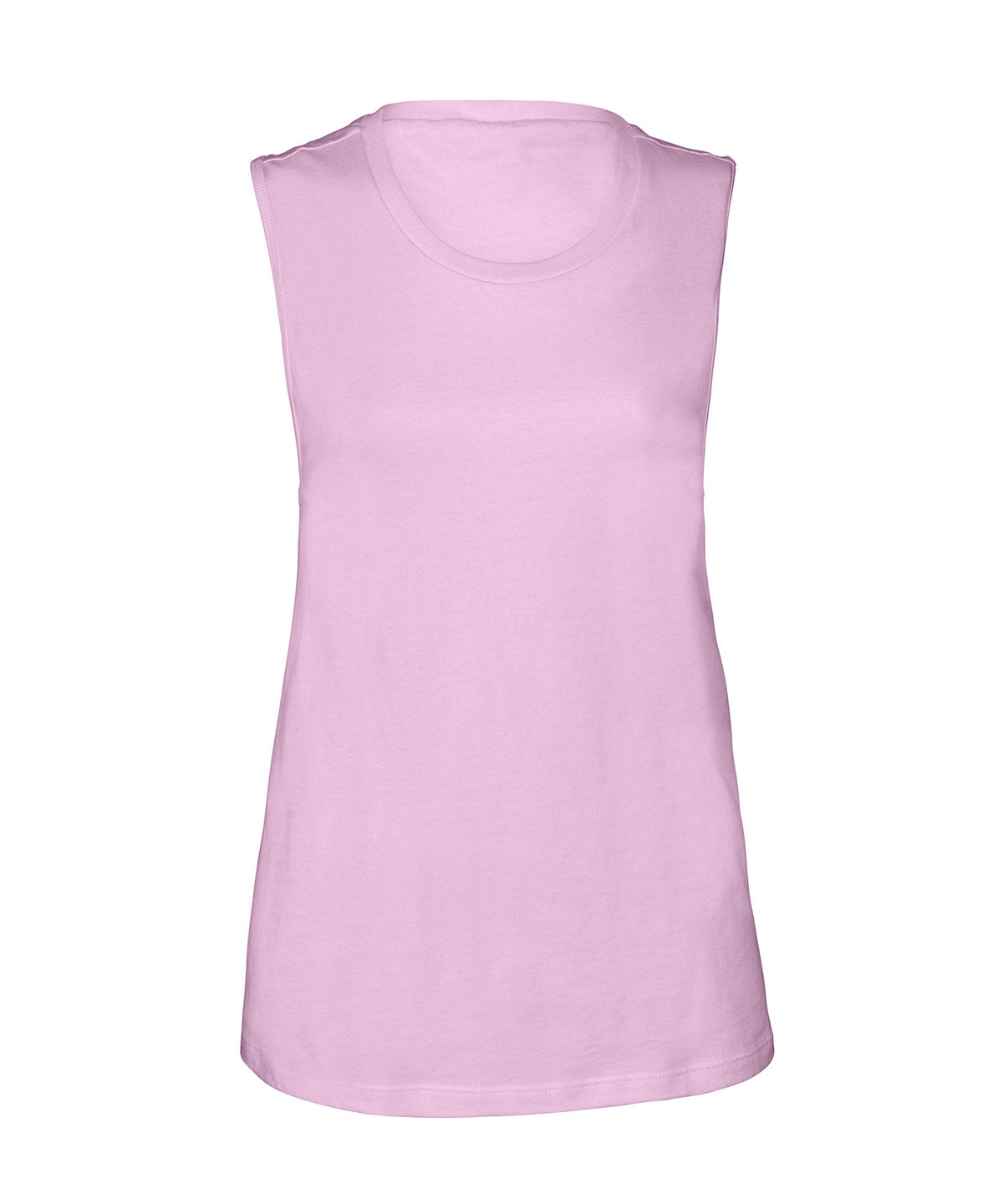 Vests - Jersey muscle tank för dam – enkel och stilren Lilac