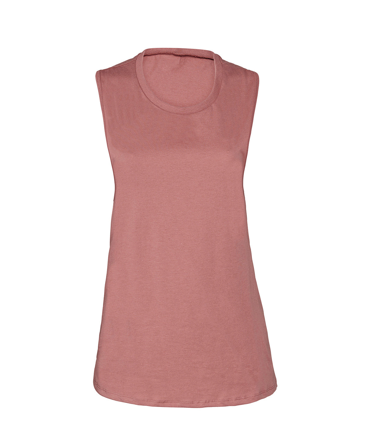 Vests - Jersey muscle tank för dam – enkel och stilren Mauve