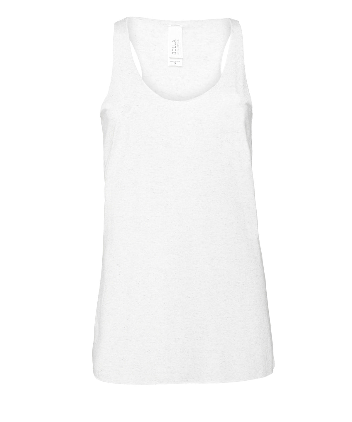 Vests - Jersey muscle tank för dam – enkel och stilren White