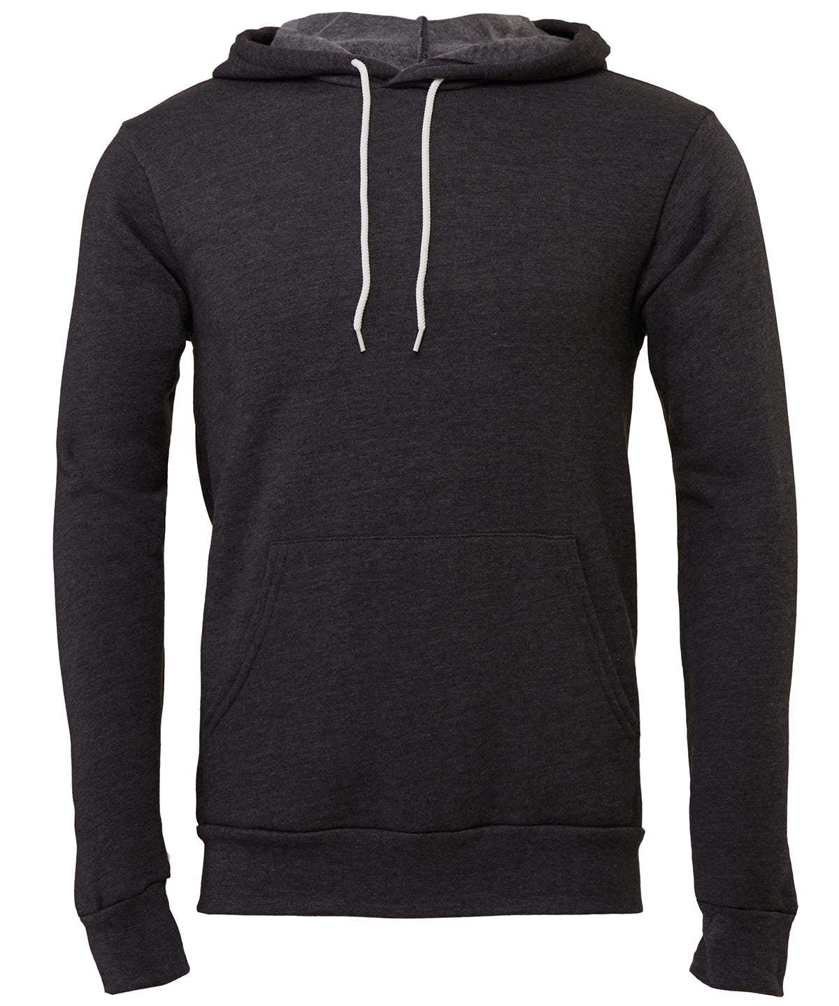 Hoodies - Unisex polycotton fleece hoodie för mysig komfort Dark Grey Heather