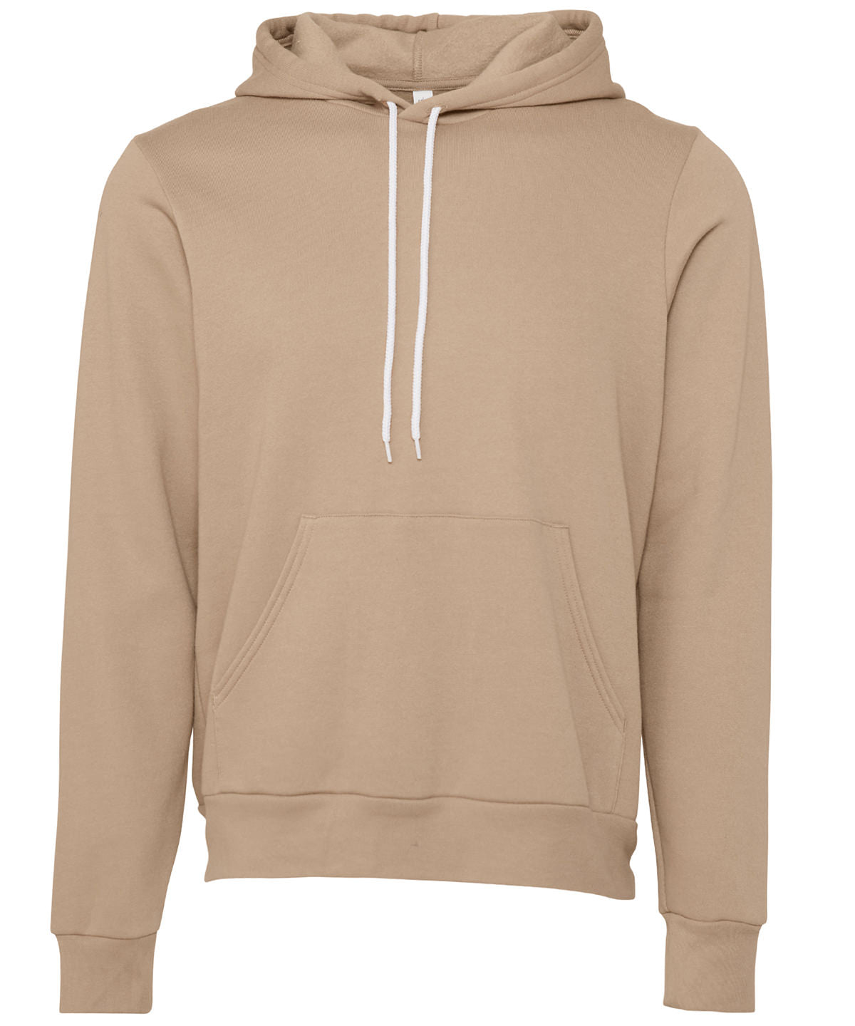 Hoodies - Unisex polycotton fleece hoodie för mysig komfort Tan