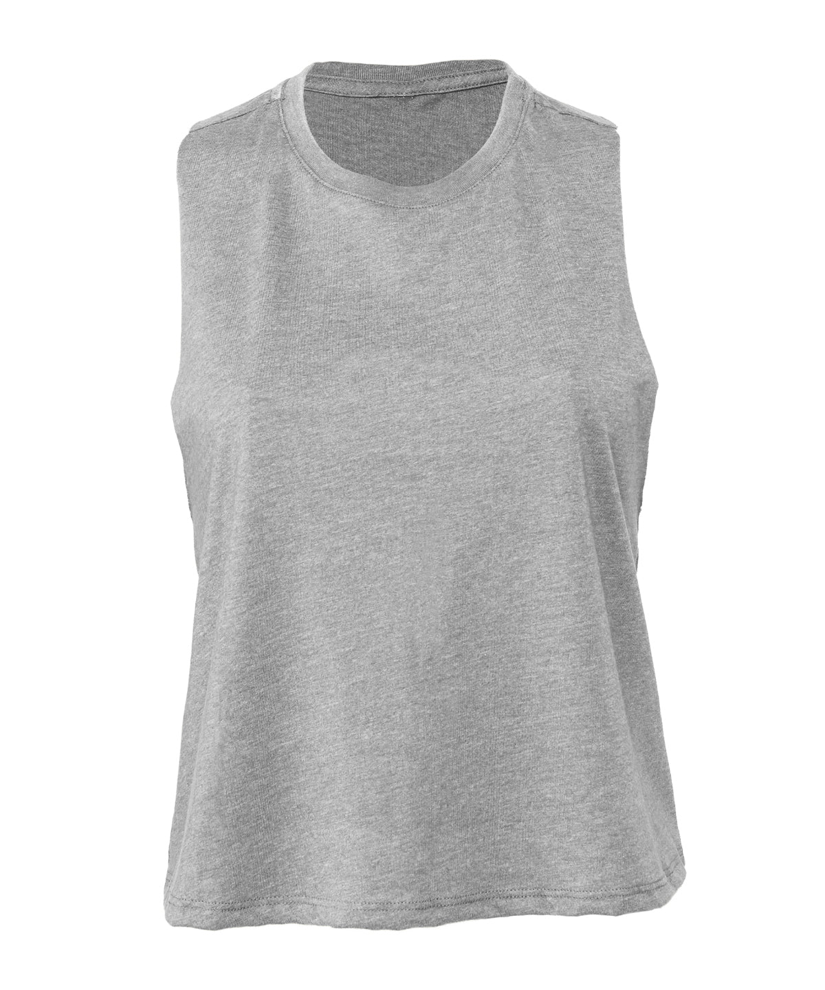 Vests - Racerback cropped tank för dam – avslappnad stil Athletic Heather