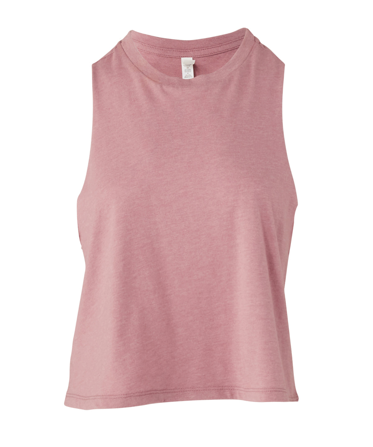 Vests - Racerback cropped tank för dam – avslappnad stil Heather Orchid