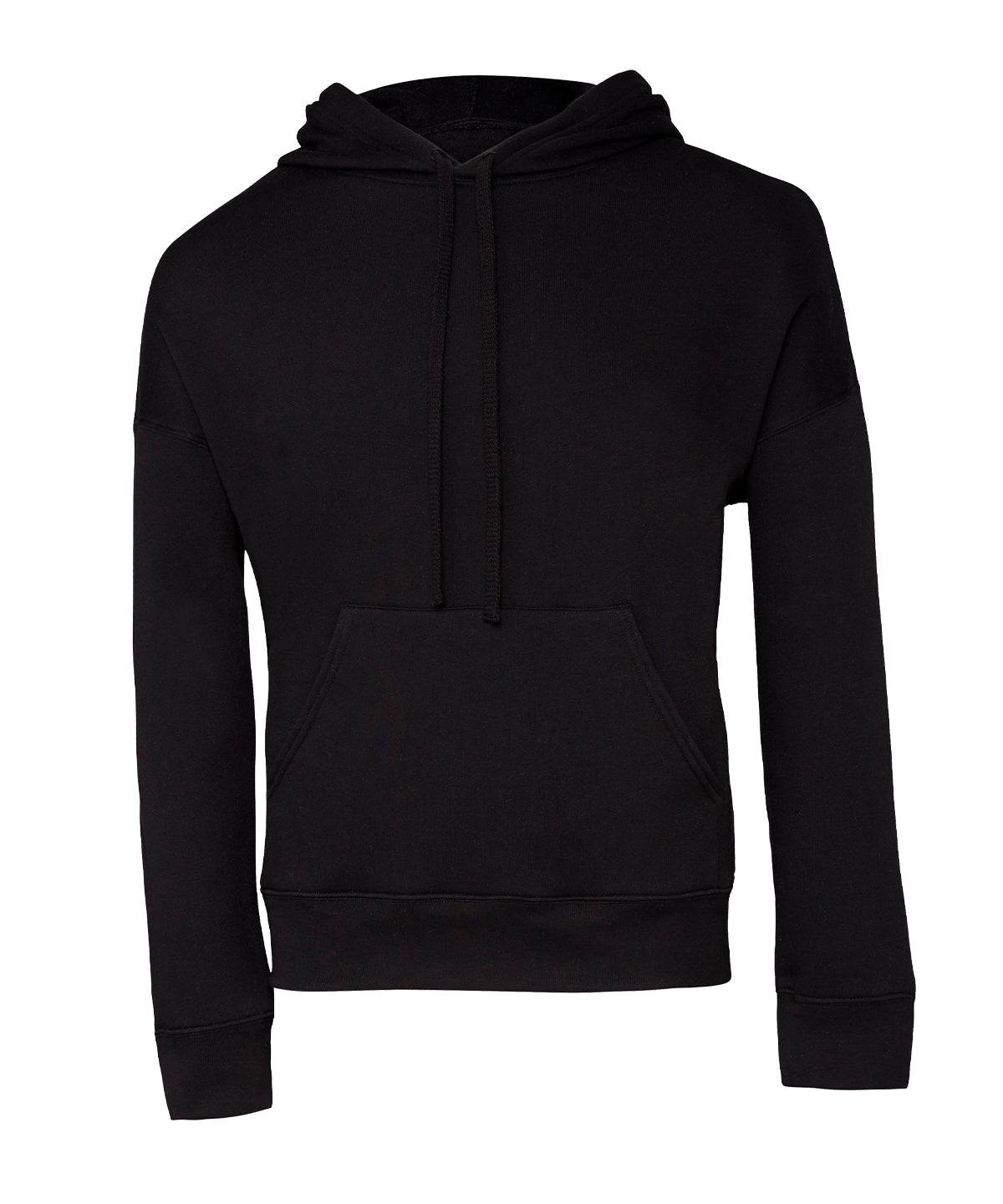 Hoodies - Unisex Svampfleecepullover Hoodie Black