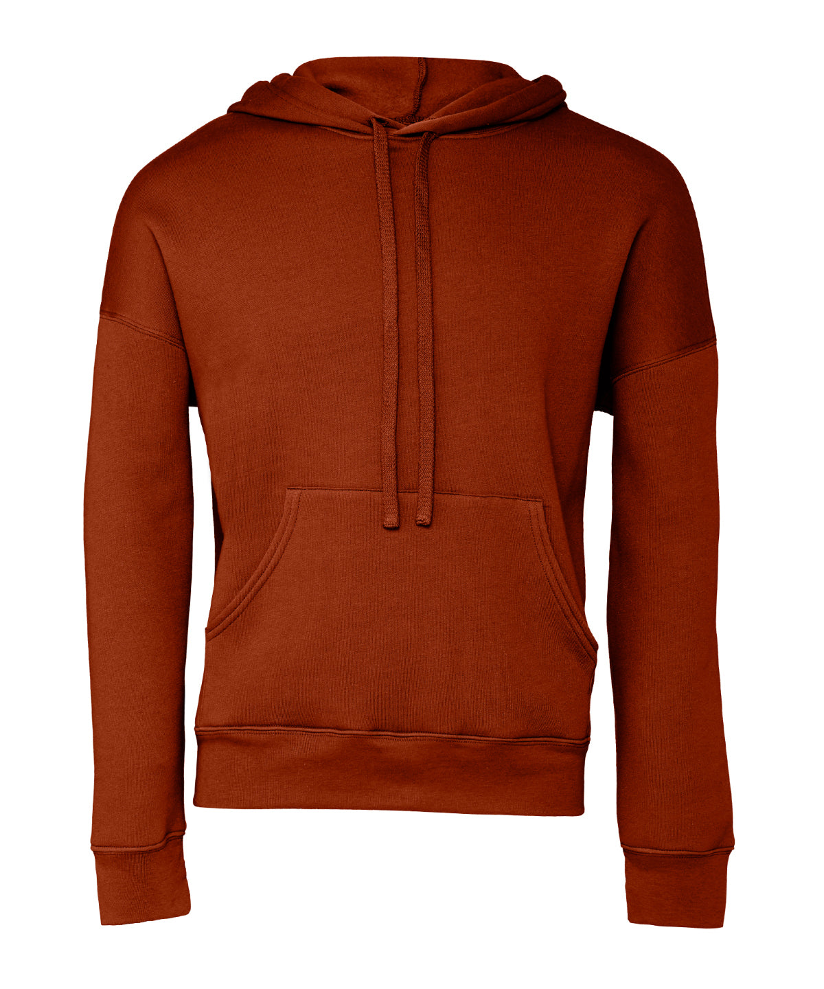 Hoodies - Unisex Svampfleecepullover Hoodie Brick