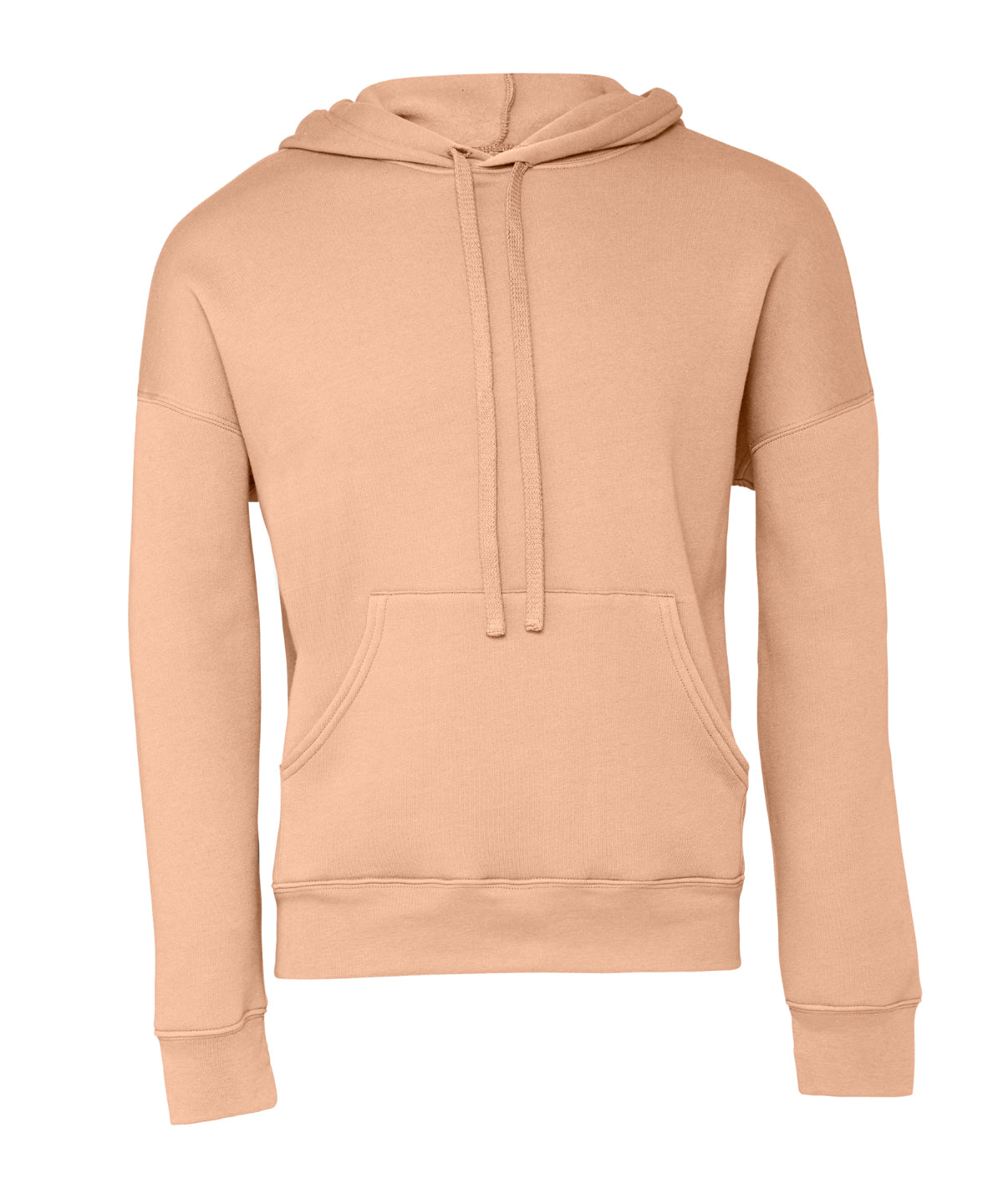 Hoodies - Unisex Svampfleecepullover Hoodie Peach