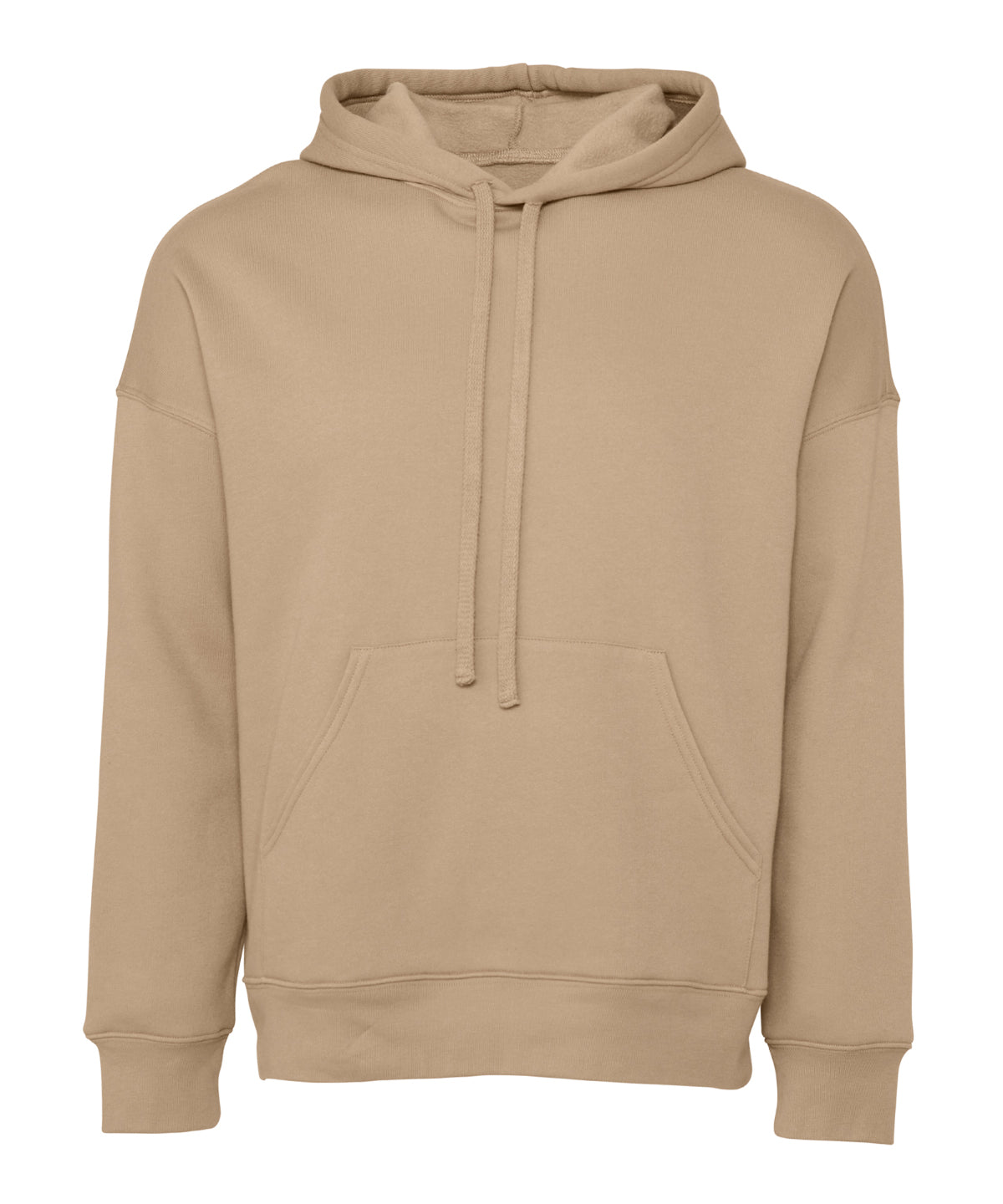 Hoodies - Unisex Svampfleecepullover Hoodie Tan