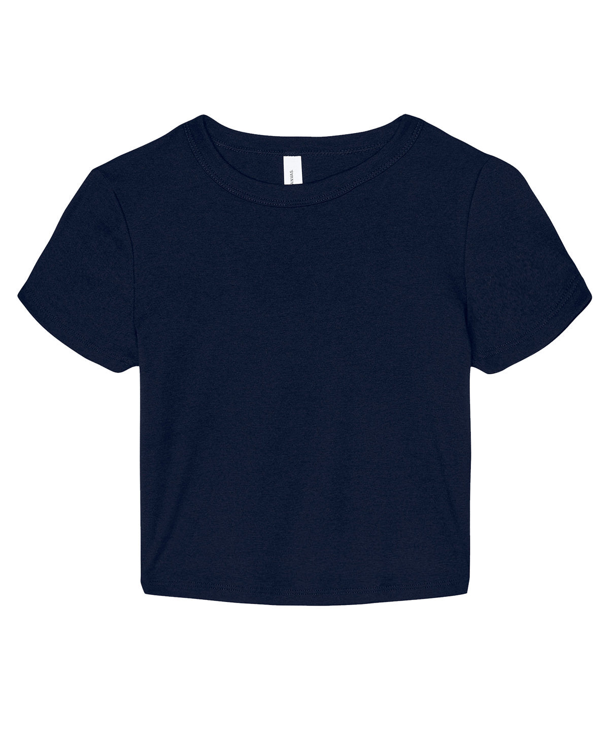 T-Shirts - Dam Micro Rib Baby T-shirt Solid Navy Blend