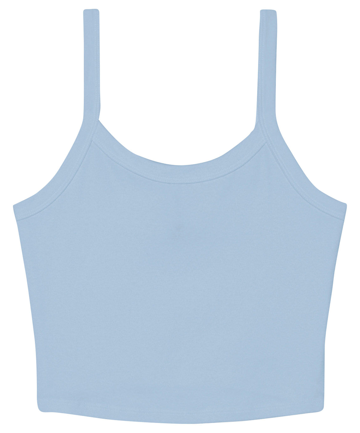 Vests - Mjukt Mikroribbstickat Linne för Dam Solid Baby Blue Blend