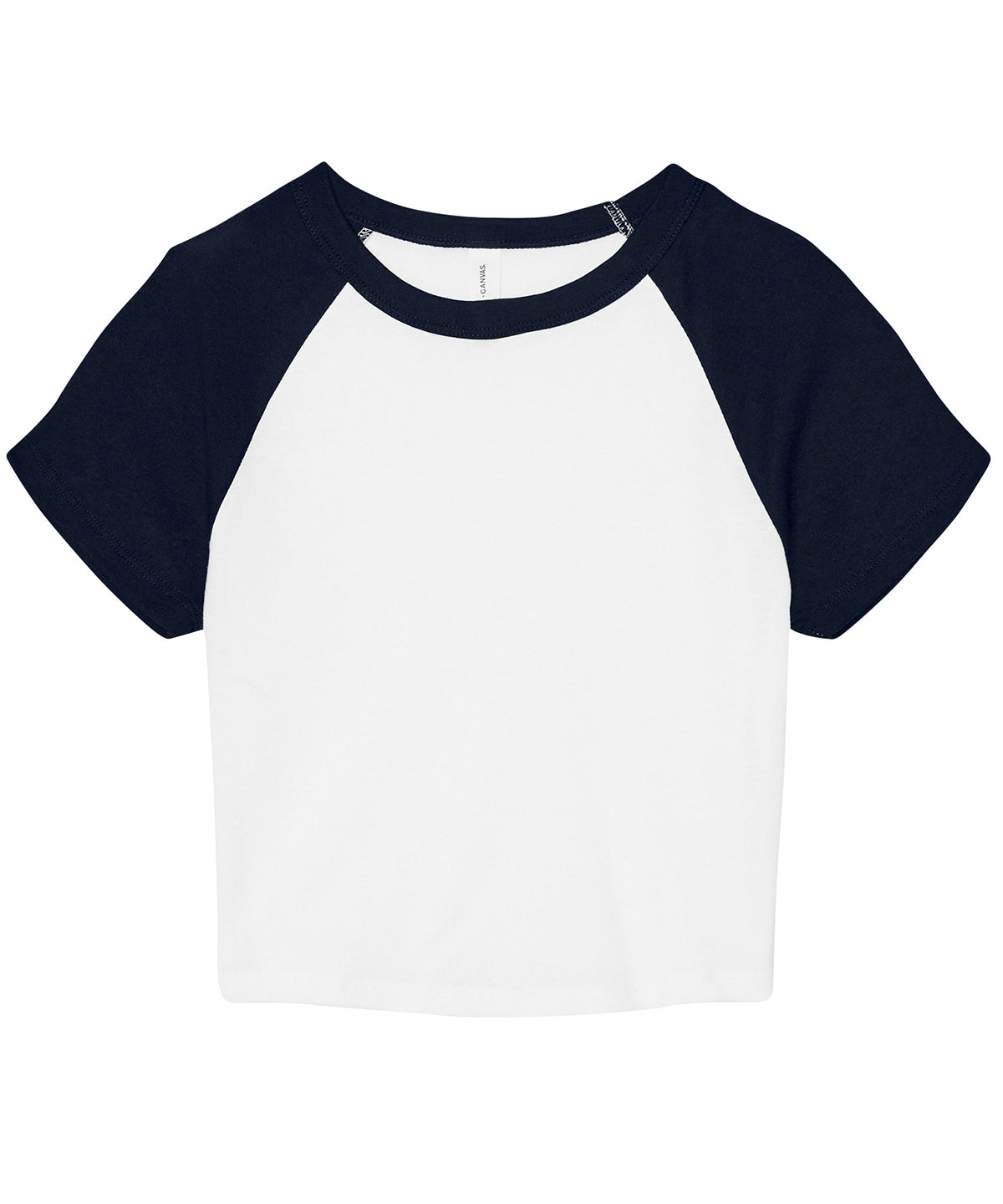 T-Shirts - Athletic micro rib raglan t-shirt White Navy