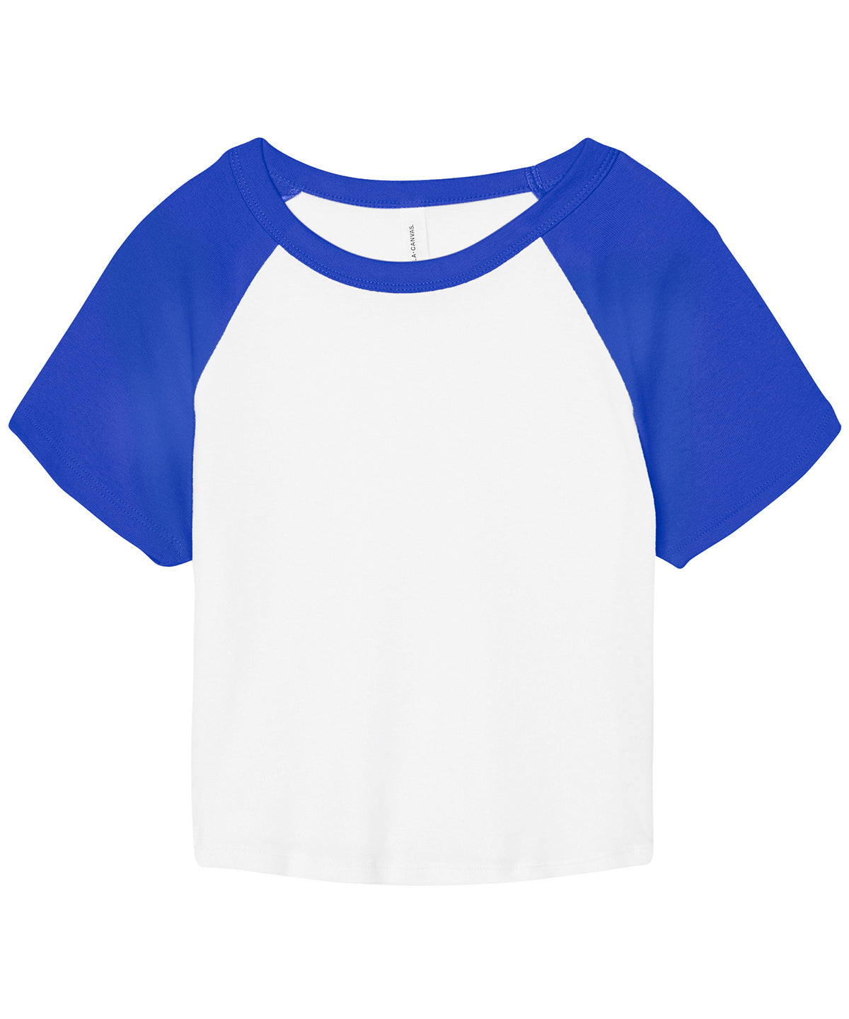 T-Shirts - Athletic micro rib raglan t-shirt White True Royal