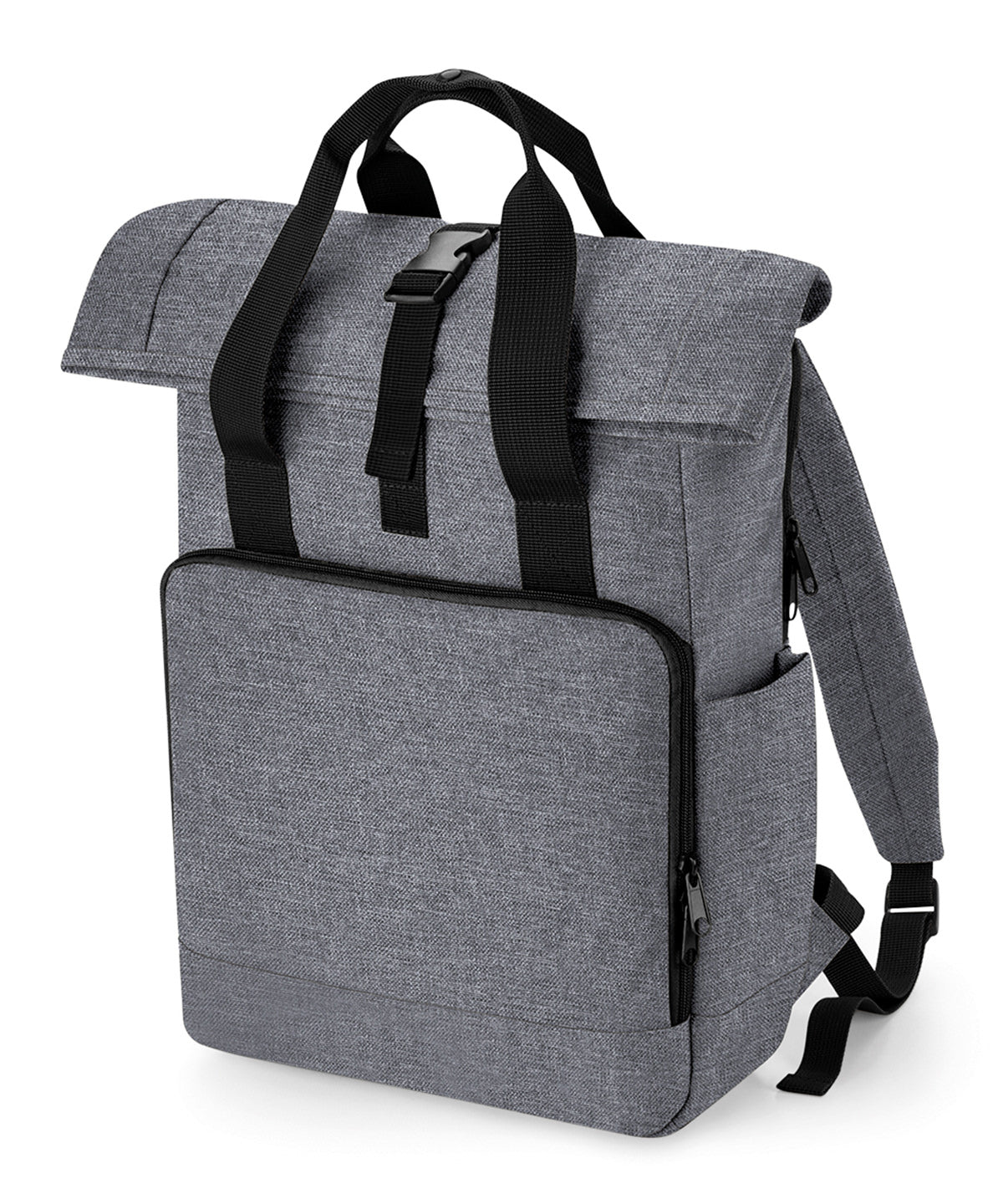 Bags - Miljövänlig och Funktionell Roll-Top Laptopryggsäck Grey Marl One size