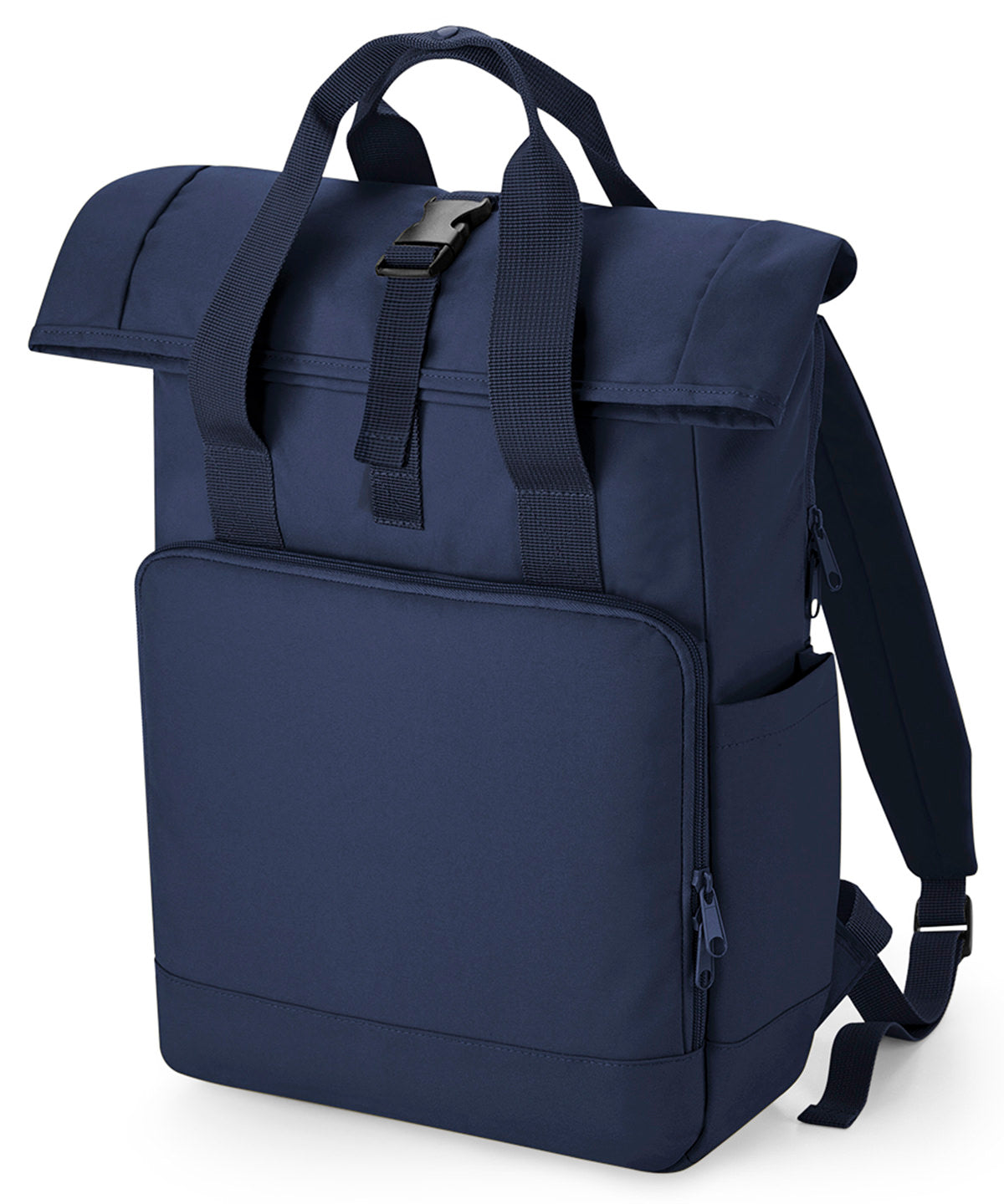 Bags - Miljövänlig och Funktionell Roll-Top Laptopryggsäck Navy Dusk One size