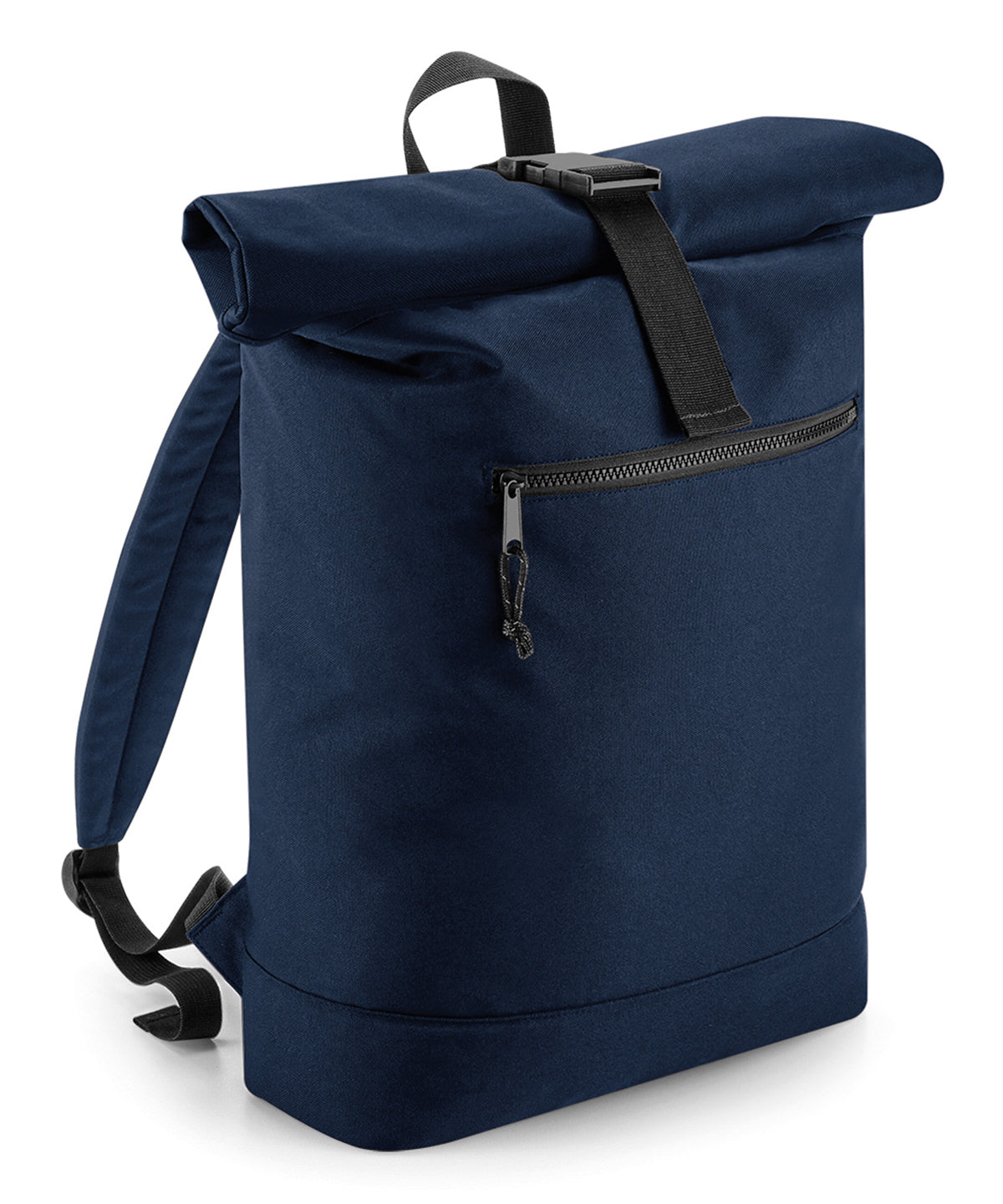 Bags - Återvunnen Rulltopp Ryggsäck Navy One size