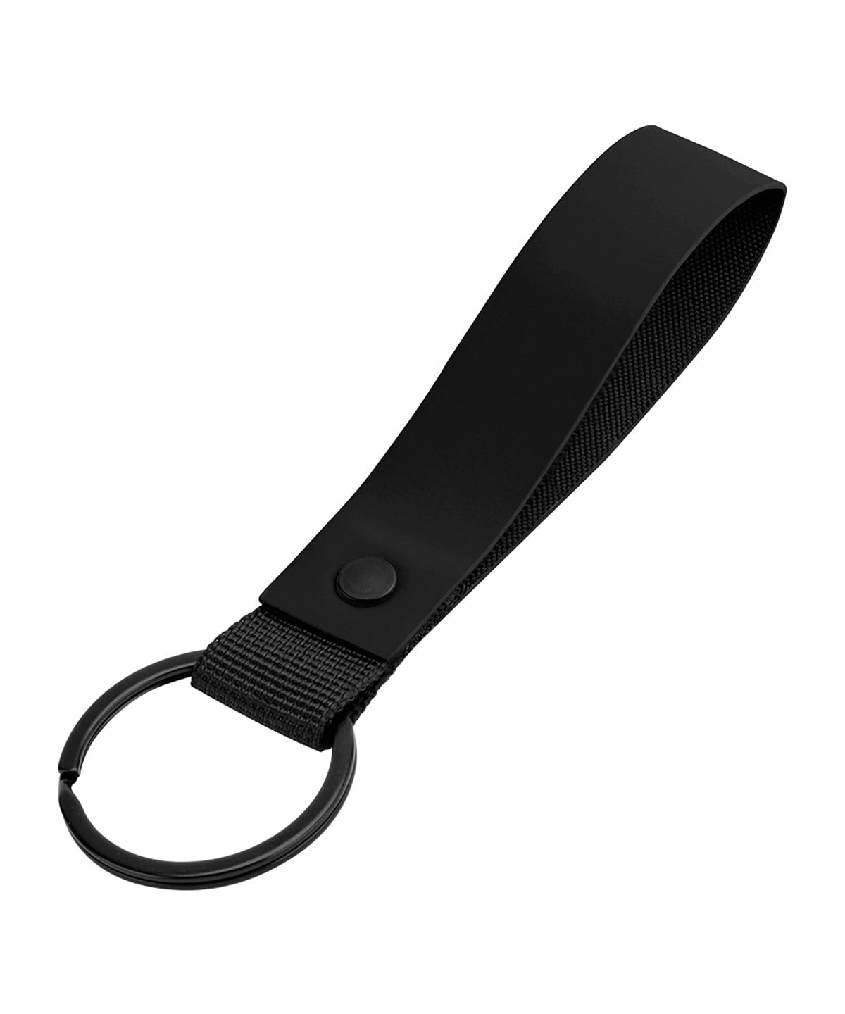 Keyrings - Modern och Stilren Nyckelring i Matt PU-material Black One size