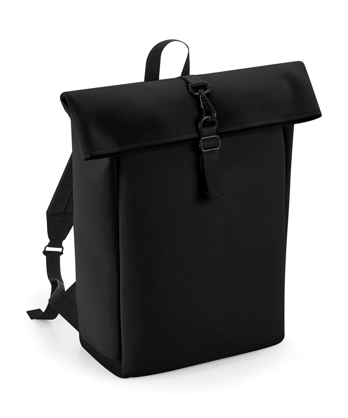 Bags - Rulltoppsryggsäck för Moderna Pendlare och Äventyrare Black One size