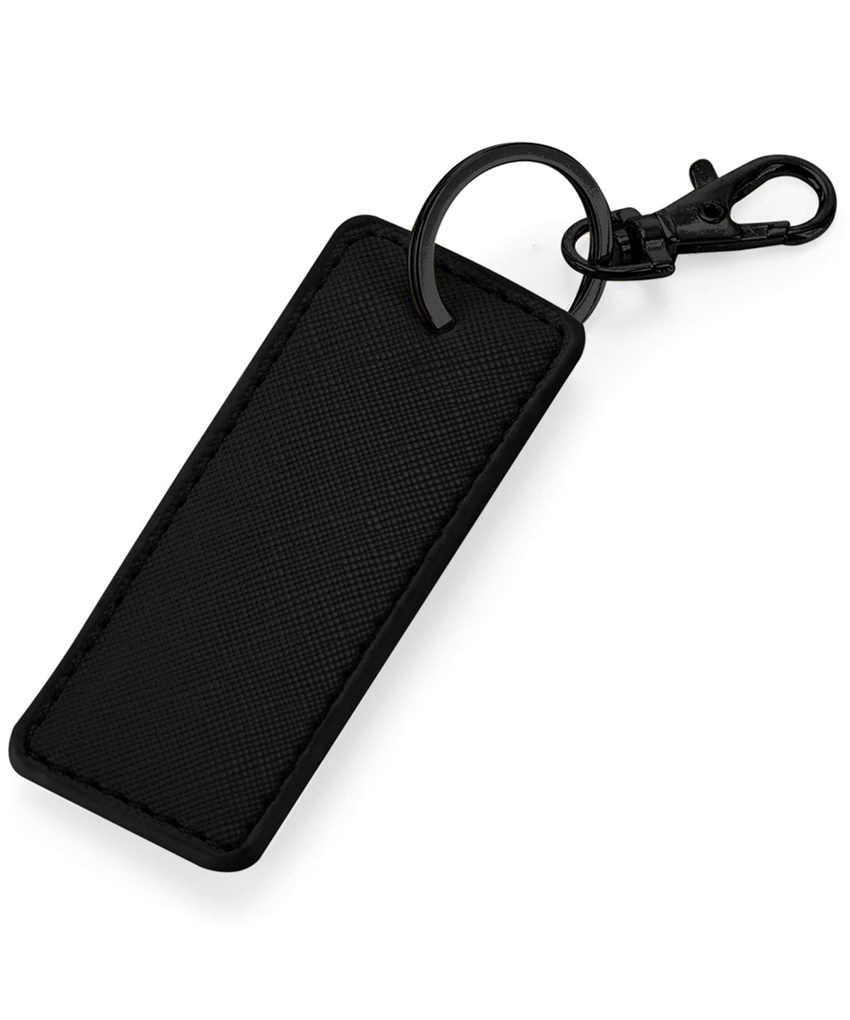 Keyrings - Exklusiv Nyckelklämma i Saffiano-tyg Black Black One size