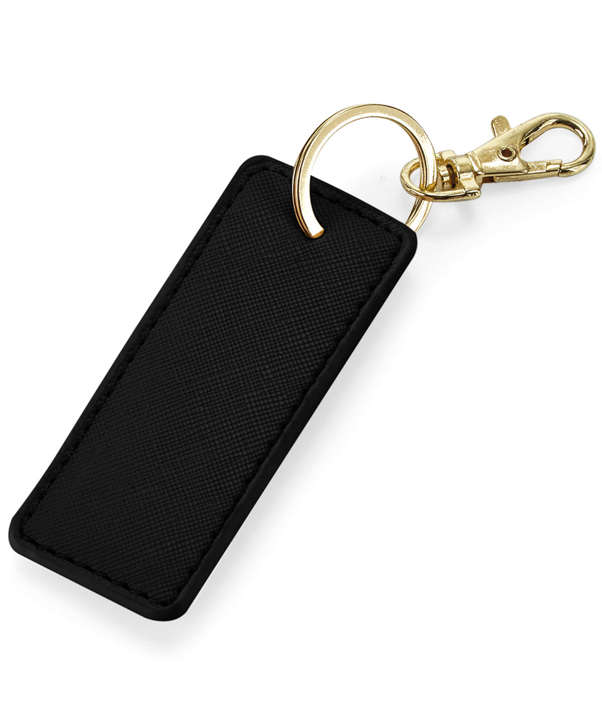 Keyrings - Exklusiv Nyckelklämma i Saffiano-tyg Black One size