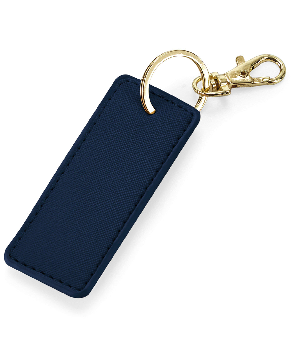 Keyrings - Exklusiv Nyckelklämma i Saffiano-tyg Navy One size