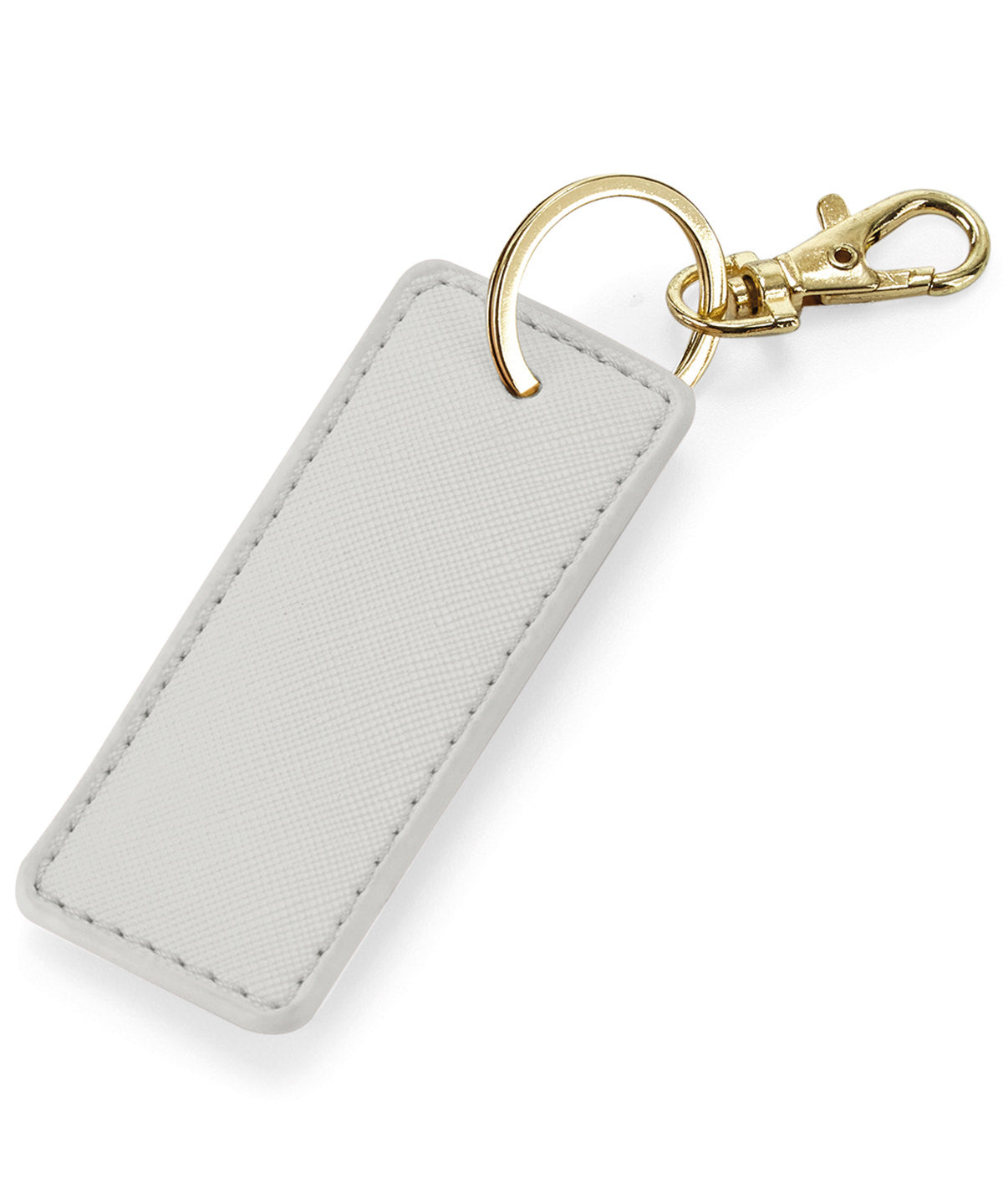 Keyrings - Exklusiv Nyckelklämma i Saffiano-tyg Soft Grey One size