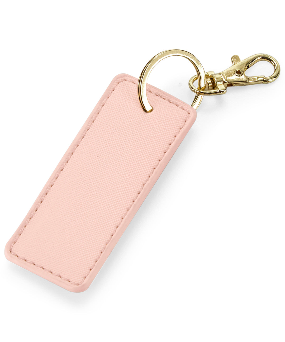 Keyrings - Exklusiv Nyckelklämma i Saffiano-tyg Soft Pink One size