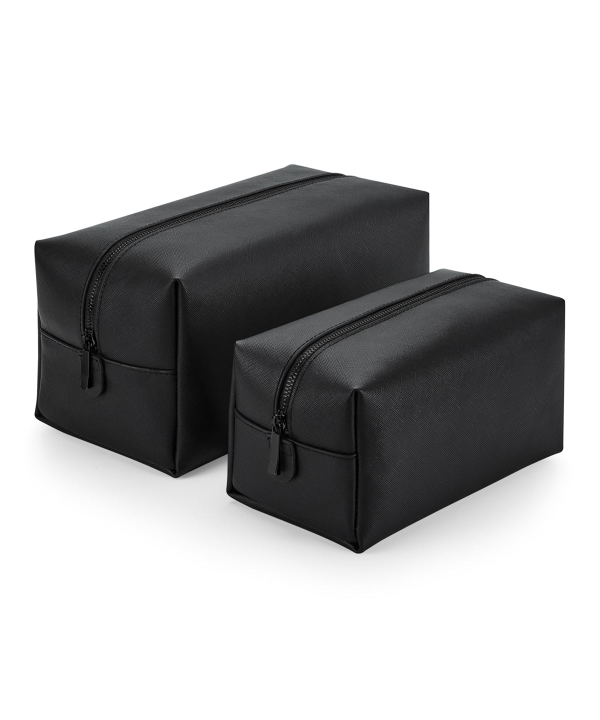 Bags - Elegant och Funktionell Toalettväska i Saffiano-tyg Black Black