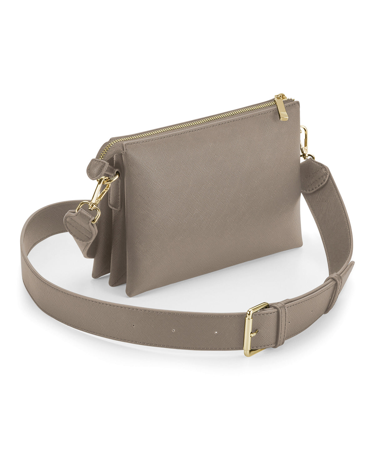 Bags - Mjuk Cross-Body Väska Taupe One size