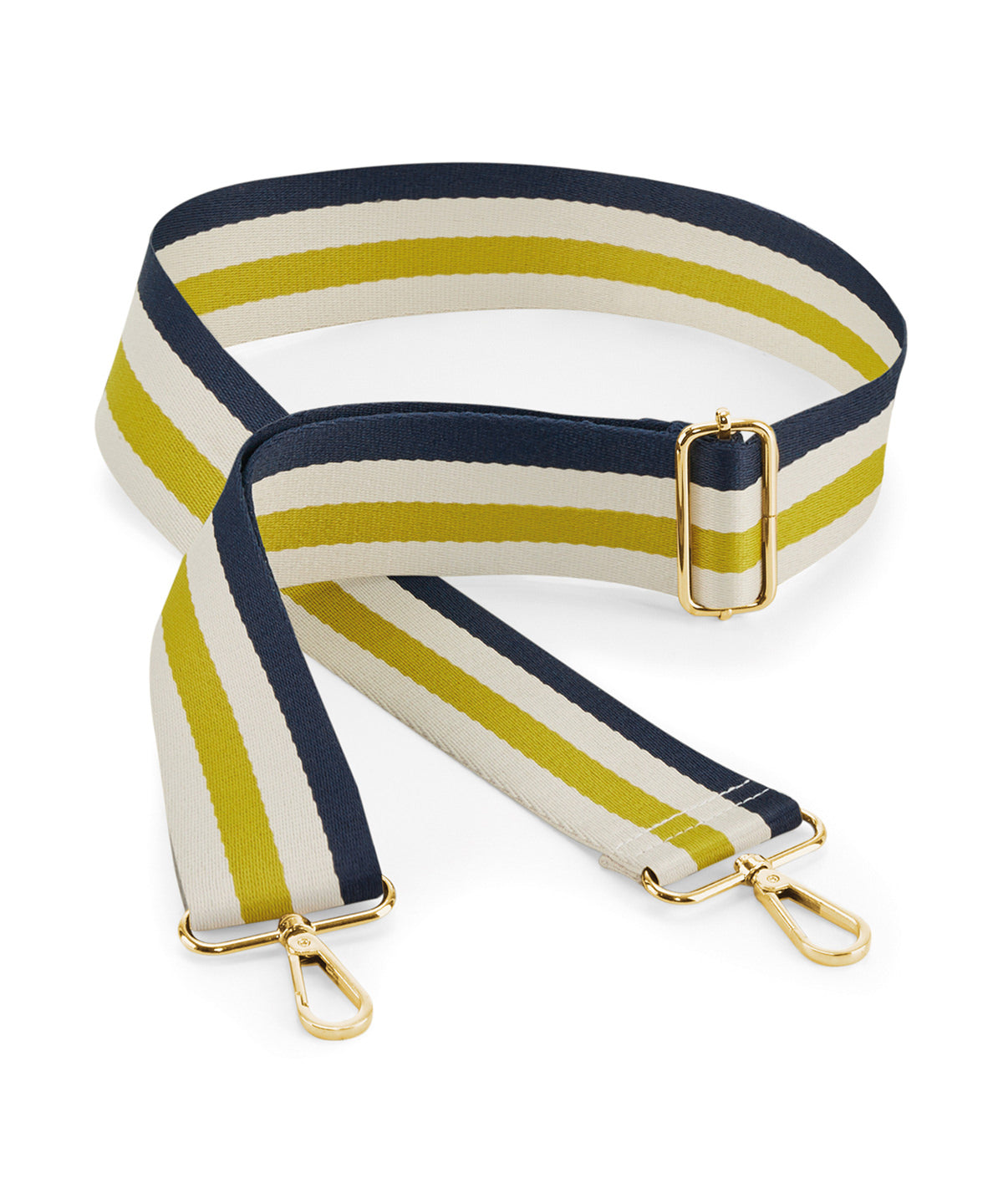 Straps - Boutique justerbar axelväska Navy Oyster Yellow One size