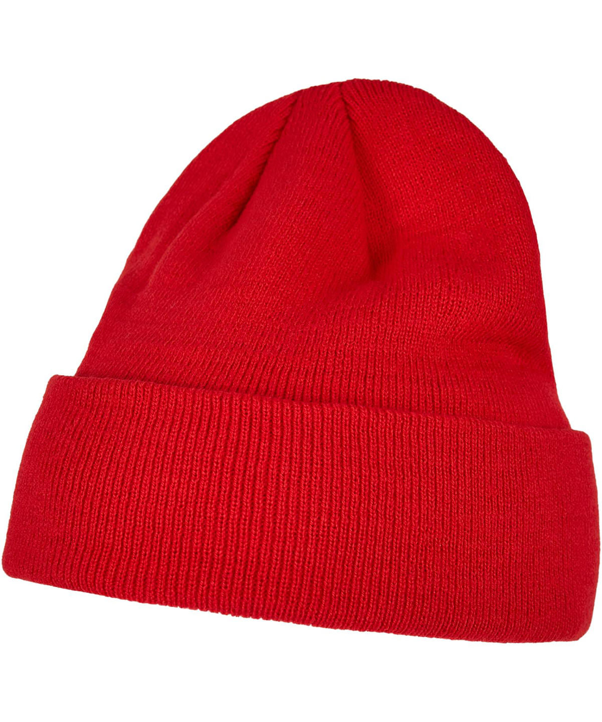 Beanies - Tjocka Stickade Beanie Red One size