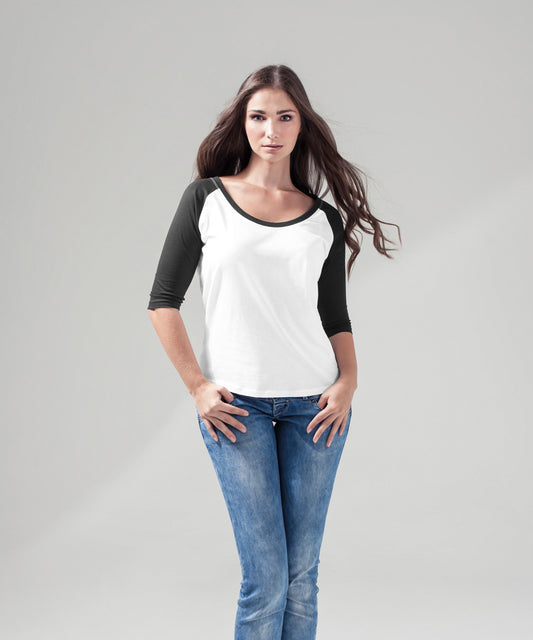 T-Shirts - Women's Contrast Raglan Tee – Klassisk sportig stil med en modern twist