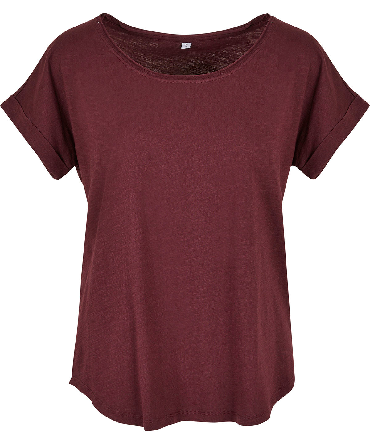 T-Shirts - Dam Long Slub T-shirt Cherry