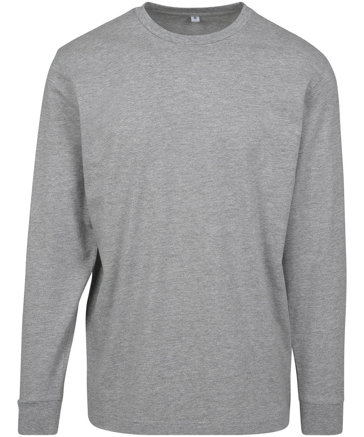 Sweatshirts - Långärmad t-shirt med muddribbing Heather Grey