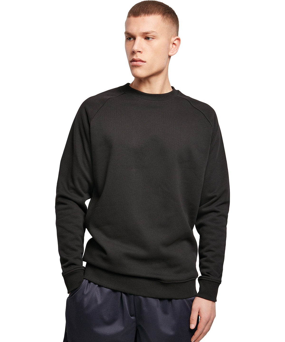 Sweatshirts - Raglan sweatshirt med crew neck