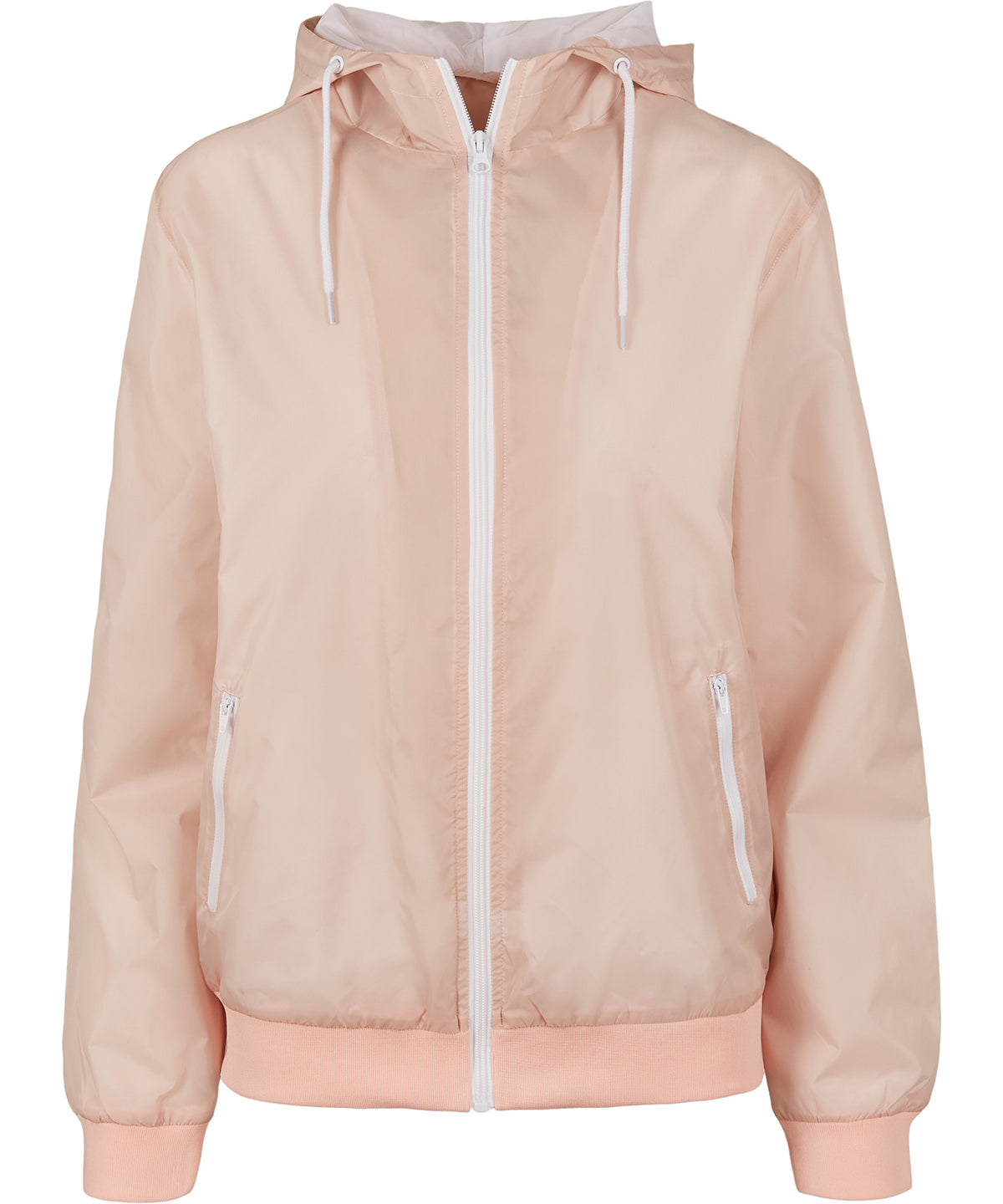 Jackets - Oversize crew neck sweatshirt Light Pink White