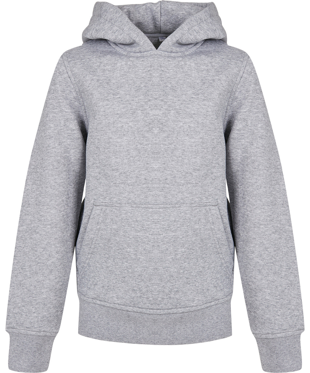 Hoodies - Raglan sweatshirt med crew neck Heather Grey