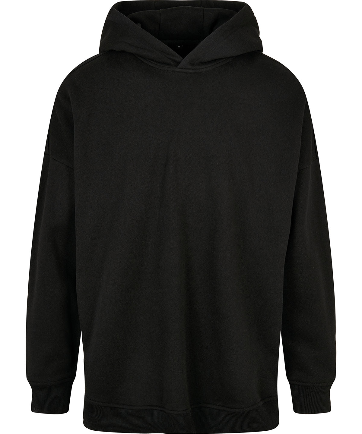 Hoodies - College sweatshirt med överdimensionerade axlar Black