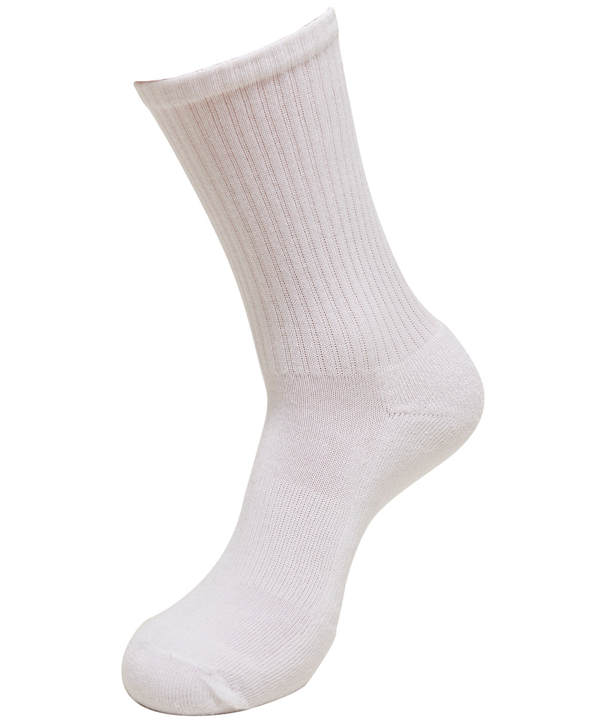 Socks - Croppad tröja med trendig passform White