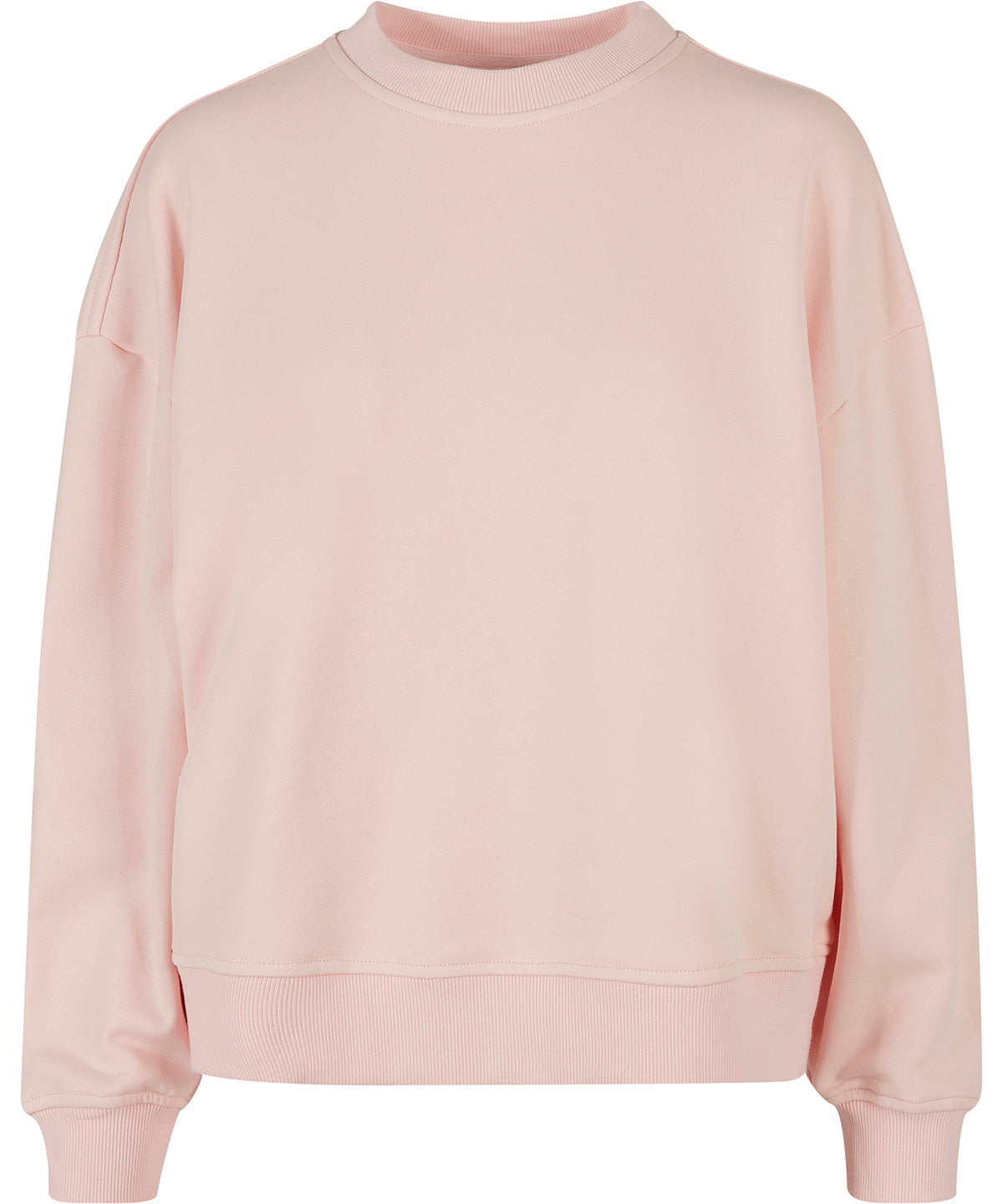 Sweatshirts - Bekväm och Stilren Damtröja med Rund Hals Pink