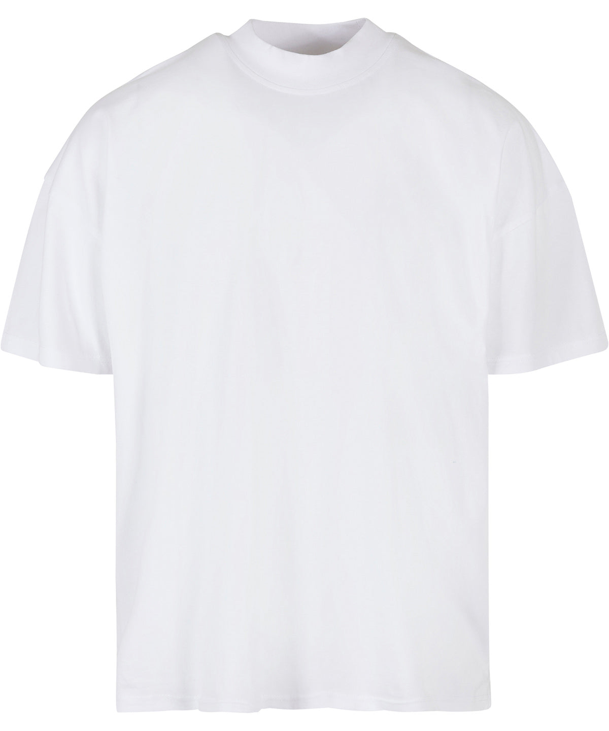 T-Shirts - Oversized mock neck t-shirt – unik passform White