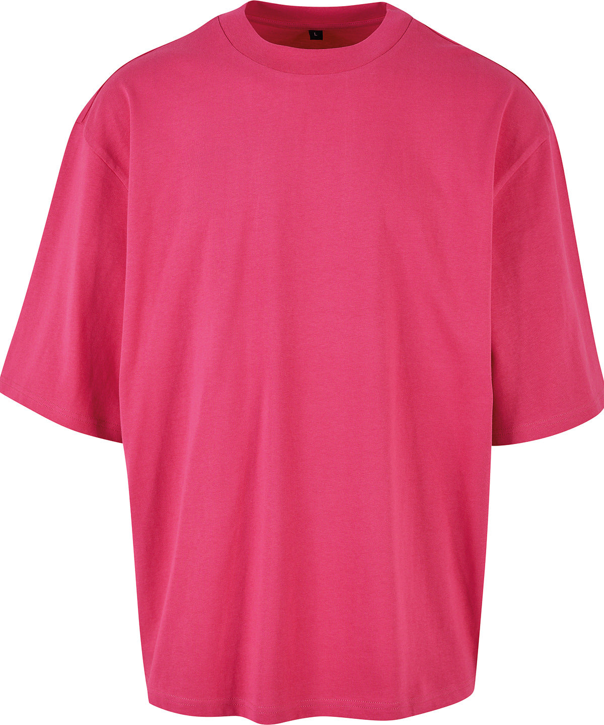 T-Shirts - Oversized t-shirt med stora ärmar Hibiskus Pink