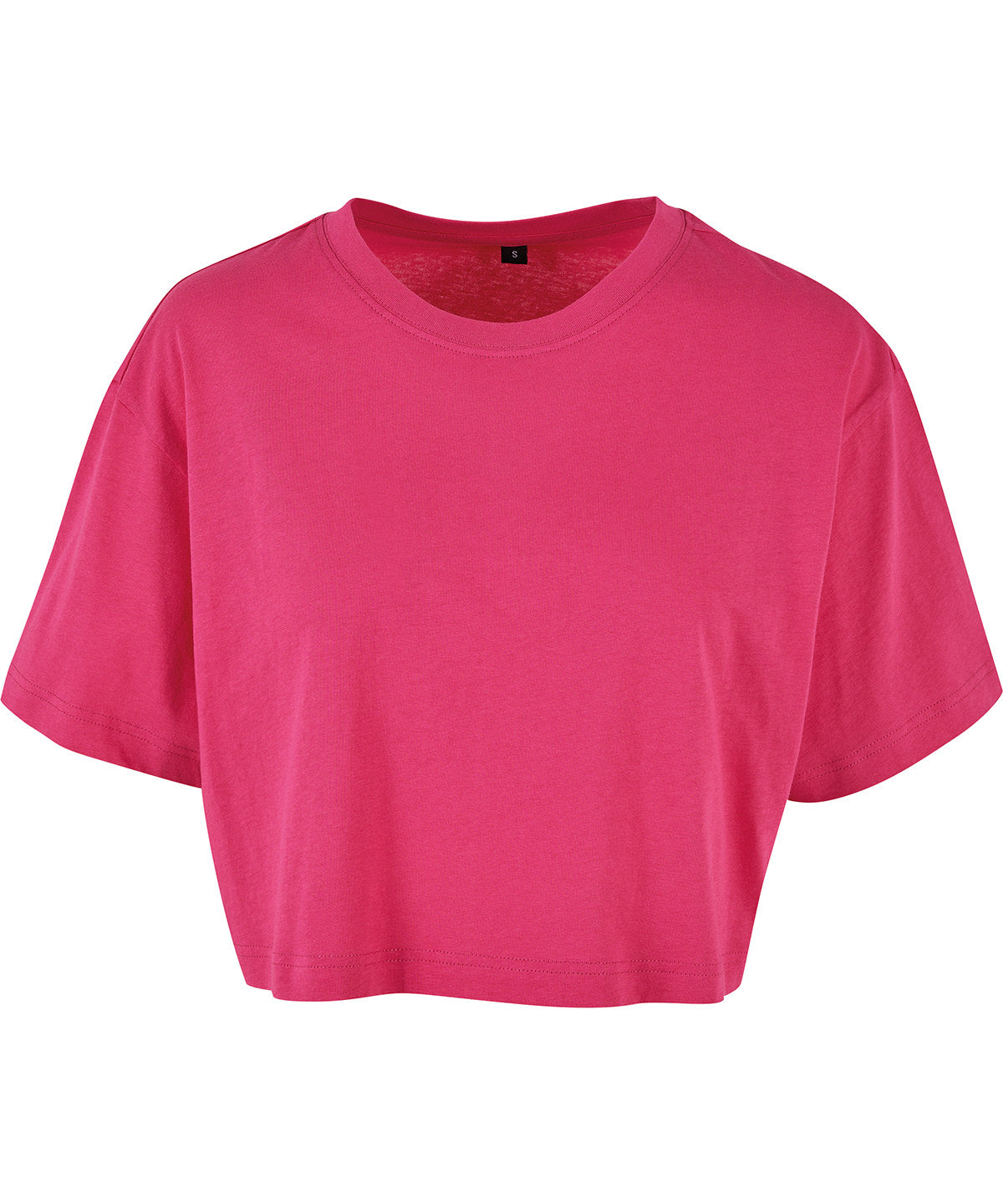 T-Shirts - Oversized t-shirt för dam Hibiskus Pink