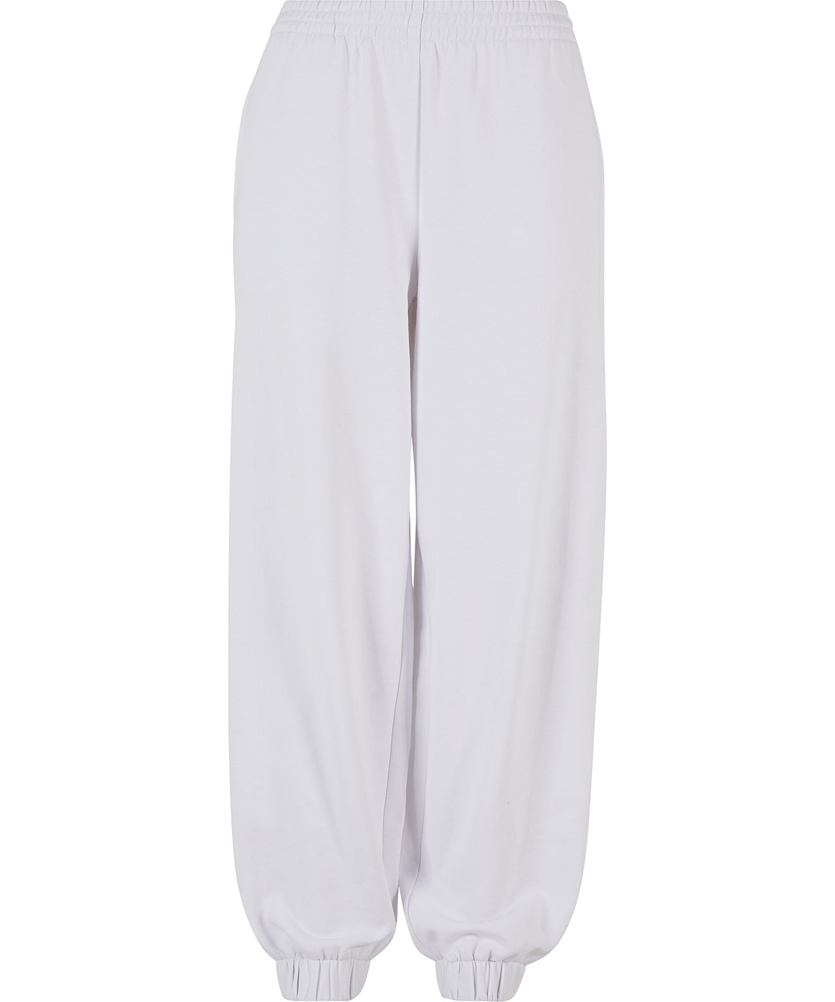 Sweatpants - High waist balloon sweatpants för dam White