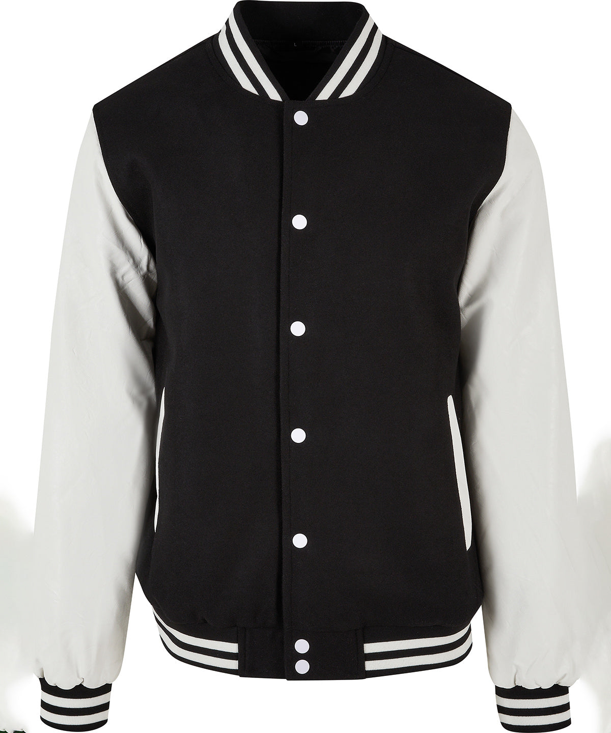 Jackets - Old school collegejacka Black White