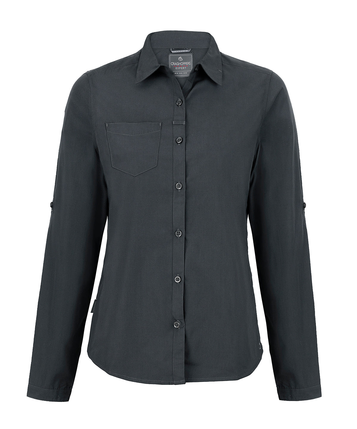 Shirts - Expert dam Kiwi långärmad skjorta Carbon Grey