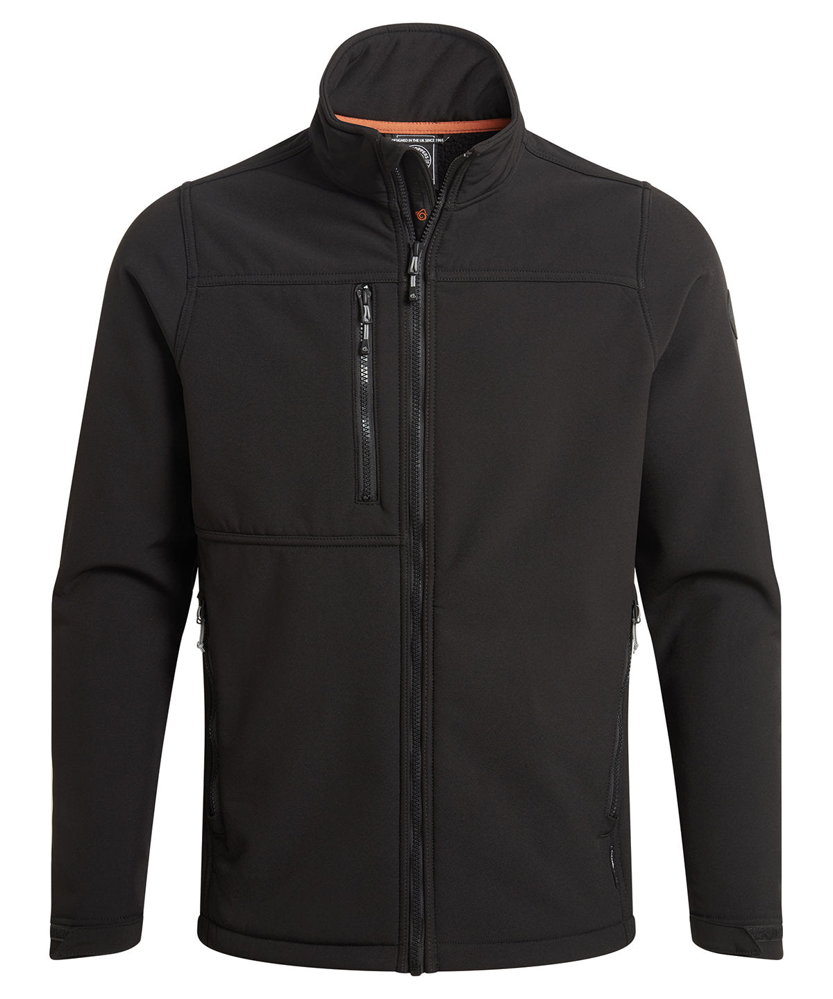 Softshells - Klassisk Softshell-Arbetsjacka med AquaDry Membran Black